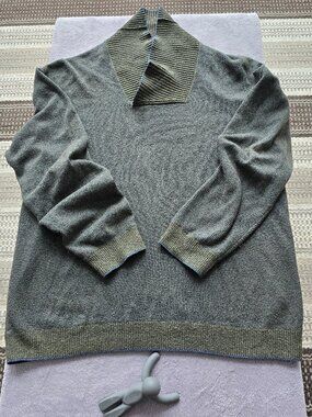 JOSEPH ABBOUD modern fit shall collar sweater men 3 XL
